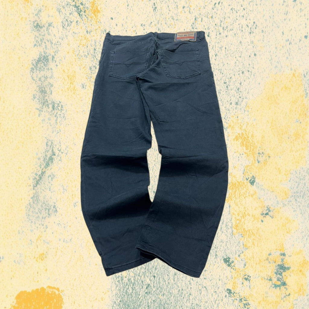 Denim Jeans Diesel Straight Fit Dark Blu Vintage Y2K (M)