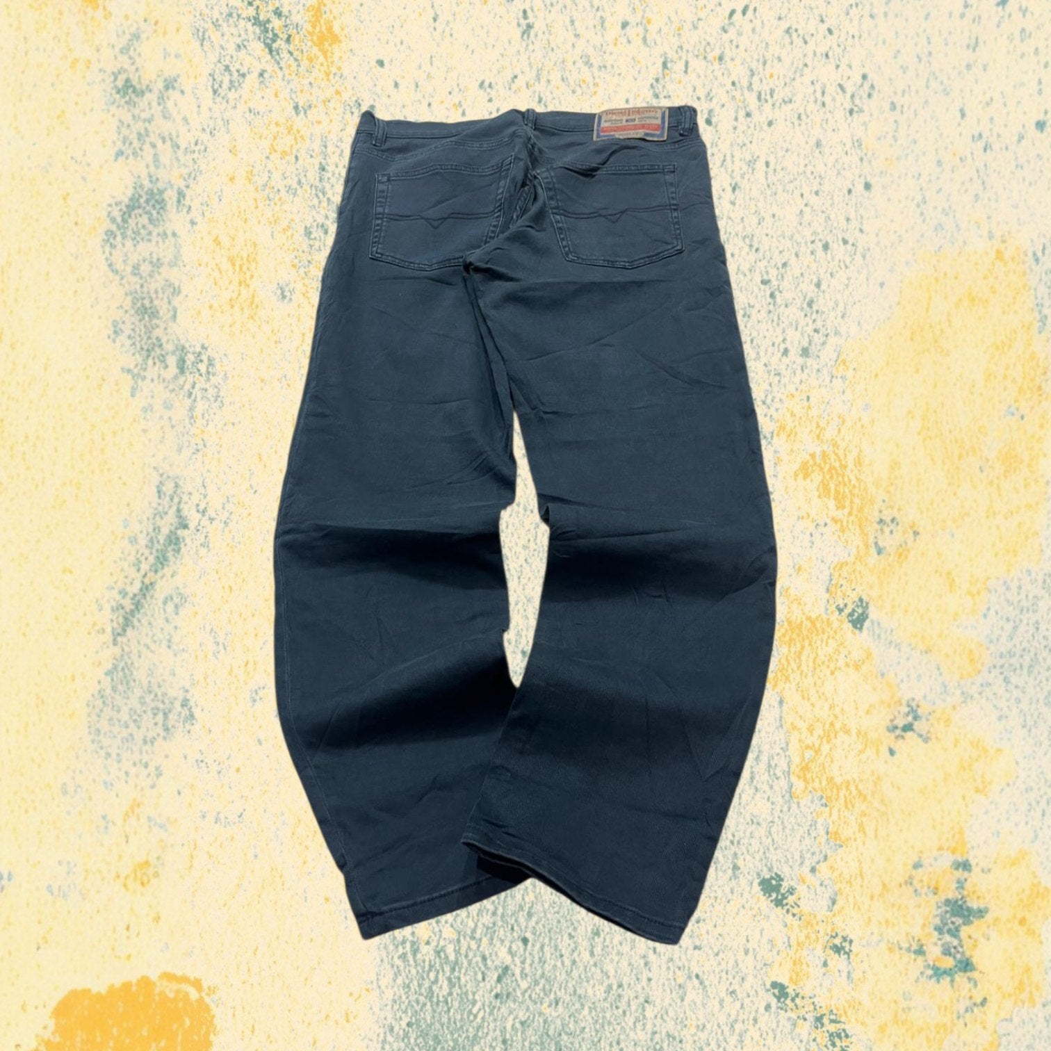 Denim Jeans Diesel Straight Fit Dark Blu Vintage Y2K (M)