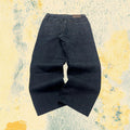Denim Jeans Hugo Boss Dark Black Baggy Fit (S) Vintage Y2K