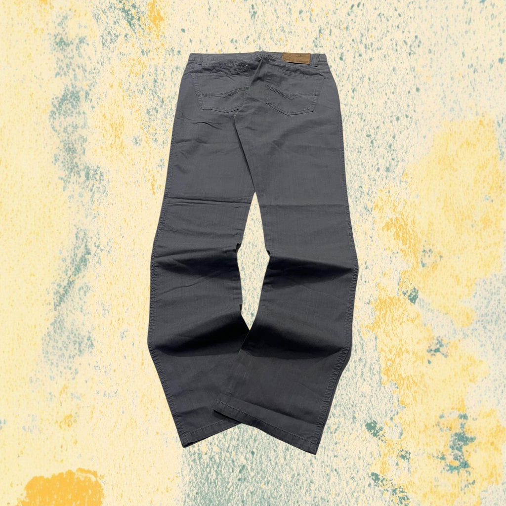 Gray Pants Straight Fit - Pantalone in Tessuto Leggero (M)