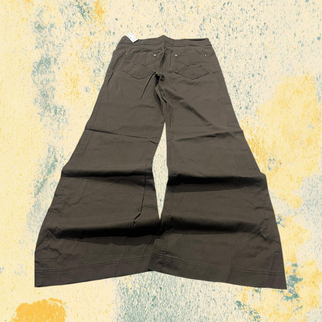 Pantaloni Baggy Fit Brown Super Bootcut Brown Vintage Y2K (XS)