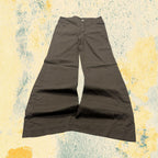Pantaloni Baggy Fit Brown Super Bootcut Brown Vintage Y2K (XS)
