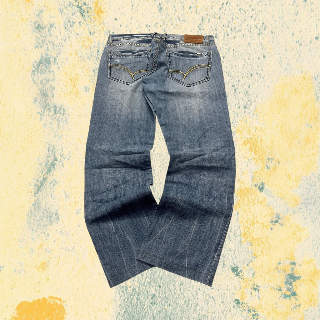 Denim Jeans Novantasei Straight Fit Light Blu Vintage Y2K (L)