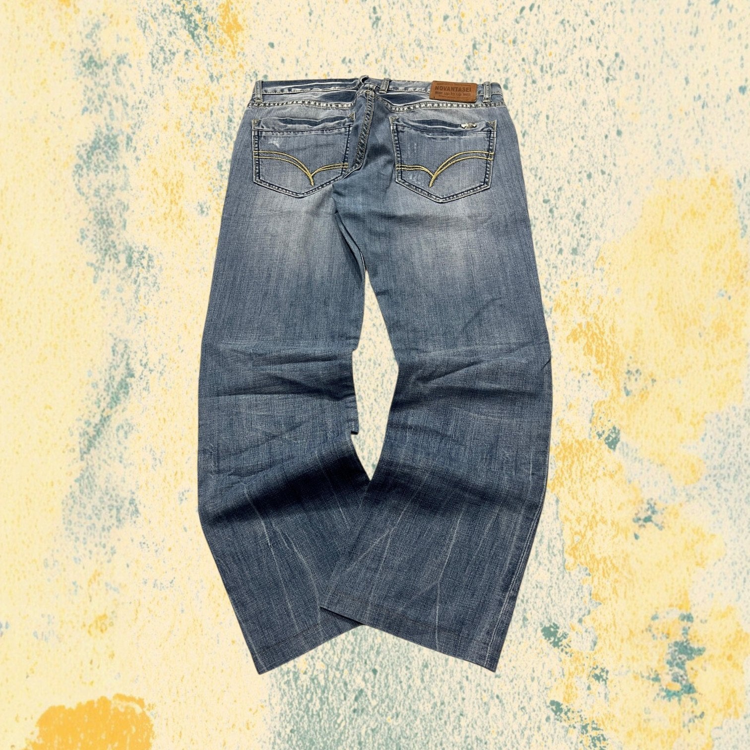 Denim Jeans Novantasei Straight Fit Light Blu Vintage Y2K (L)