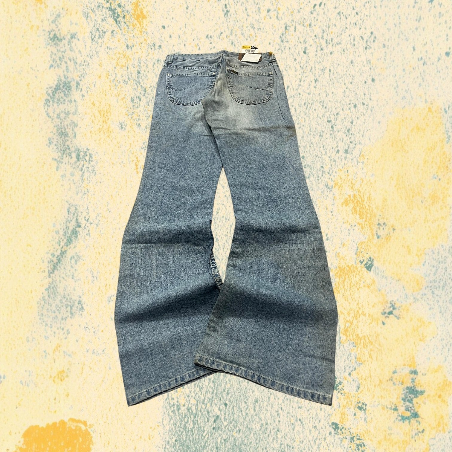 Denim Lee Jeans Baggy Fit Flared Vintage Y2K (XS)
