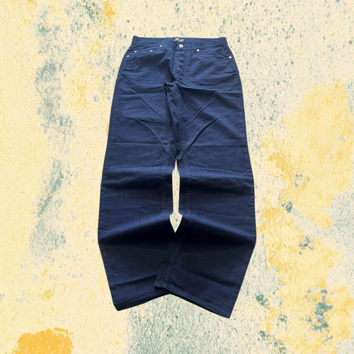 Blu Pants Cotton Light Baggy Fit (M) Vintage Y2K