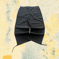 Pants Baggy Fit Black Vintage Y2K Cotton (XL)