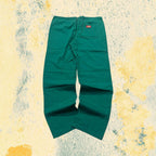 Cotton Pants Dickies Green (M) Straight Fit Vintage Y2K