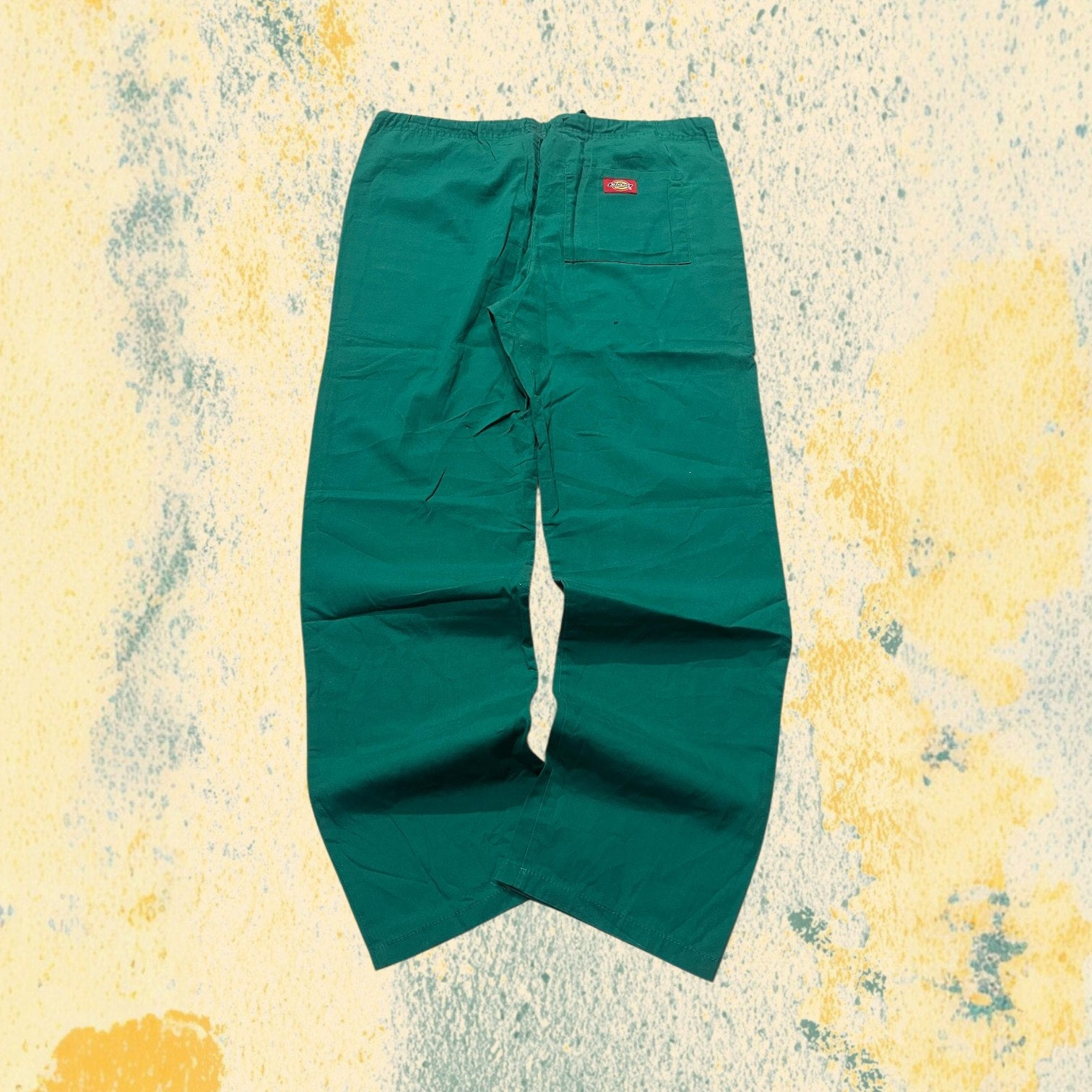 Cotton Pants Dickies Green (M) Straight Fit Vintage Y2K