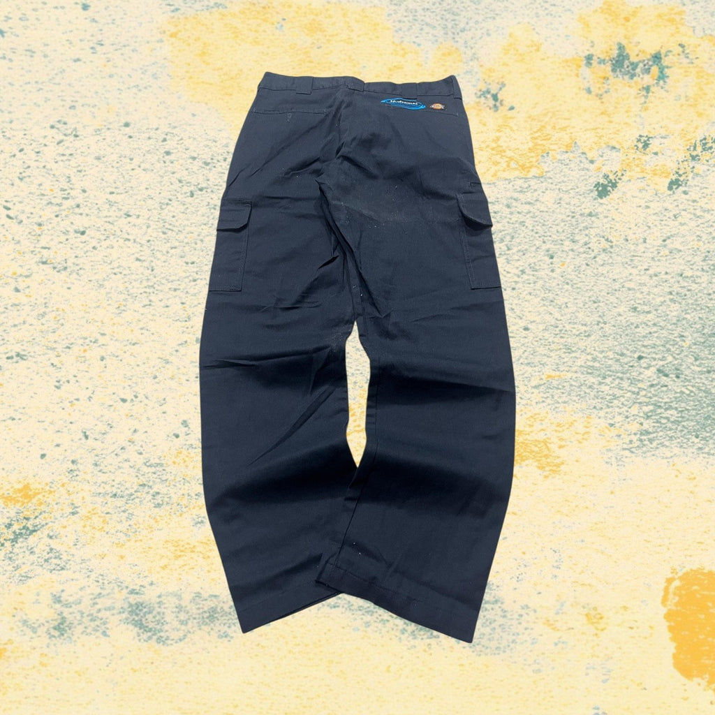 Cotton Pants Dickies Blu Straight Fit Vintage Y2K (M)