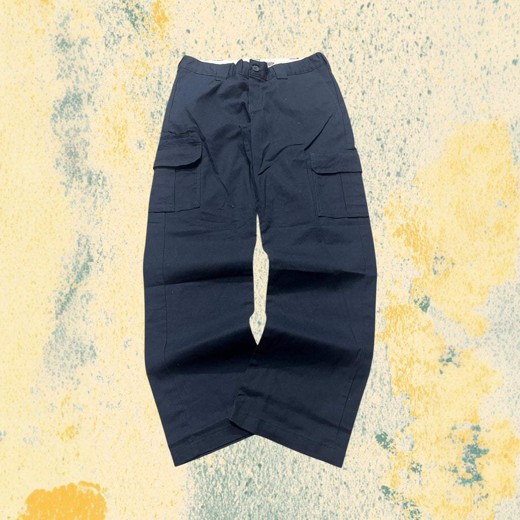 Cotton Pants Dickies Blu Straight Fit Vintage Y2K (M)