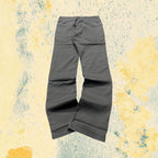 Gray Pants Flare Fit Vintage Y2K - Pantaloni Svasati (XS)