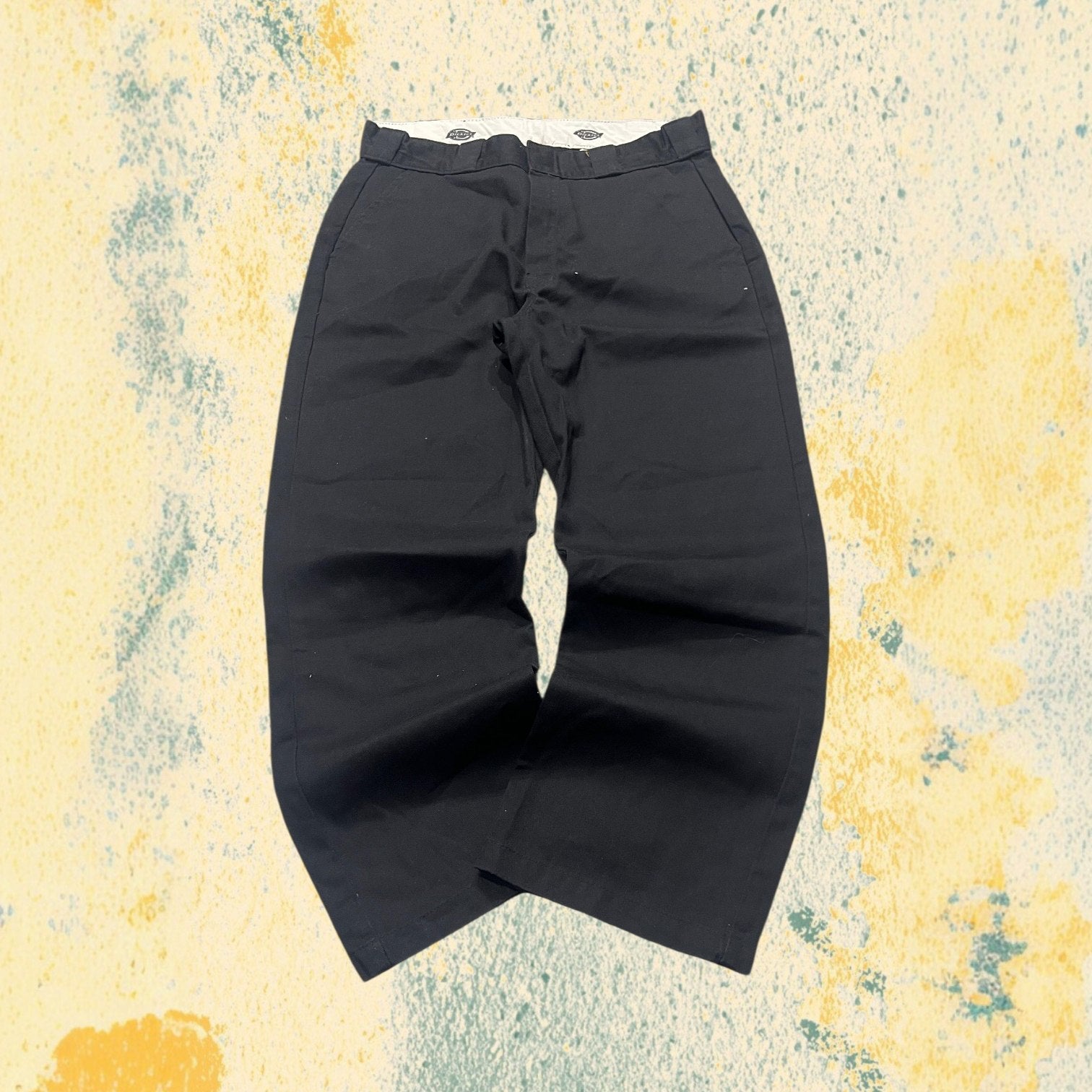 Dickies Pants Baggy Fit Black Simple - Pantaloni A Gamba Ampia (M)
