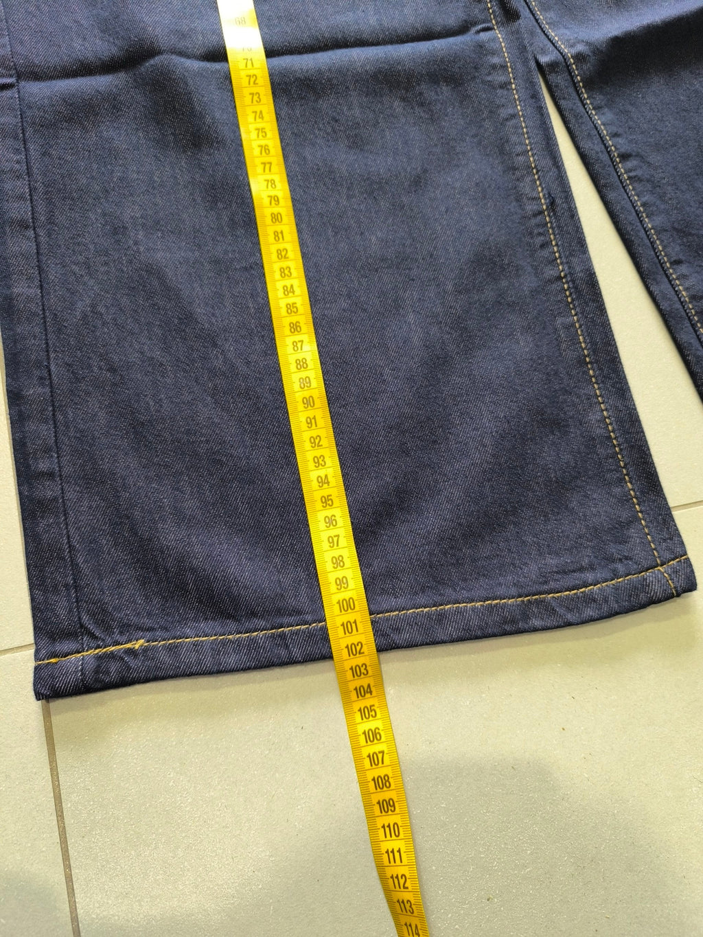 Denim Jeans Baggy Fit Blue Gold Botton Vintage Y2K (XXS)