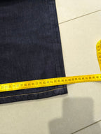 Denim Jeans Baggy Fit Blue Gold Botton Vintage Y2K (XXS)