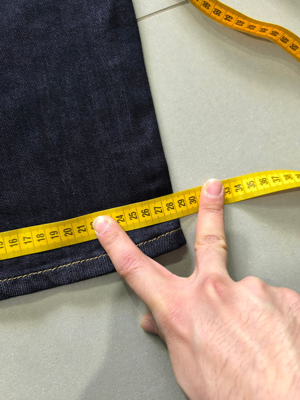 Denim Jeans Baggy Fit Blue Gold Botton Vintage Y2K (XS)