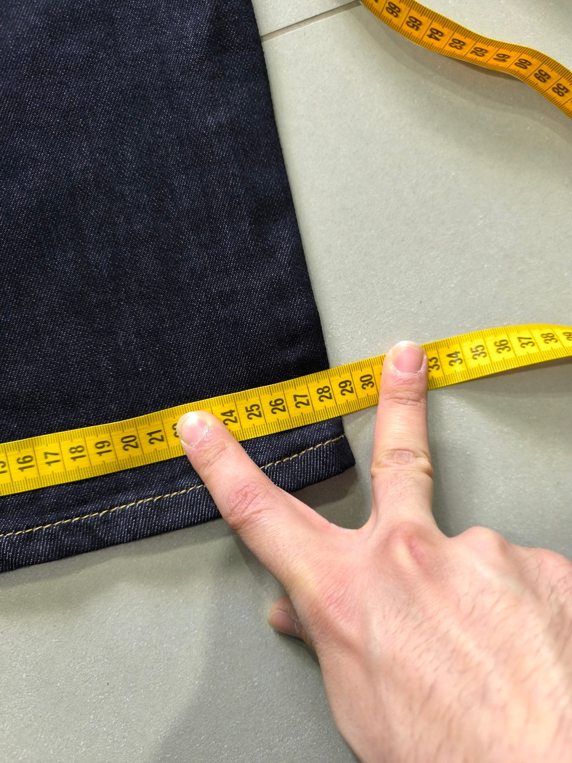 Denim Jeans Baggy Fit Blue Gold Botton Vintage Y2K (XS)