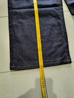 Denim Jeans Baggy Fit Blue Gold Botton Vintage Y2K (M)