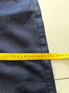 Denim Jeans Baggy Fit Blue Gold Botton Vintage Y2K (L)