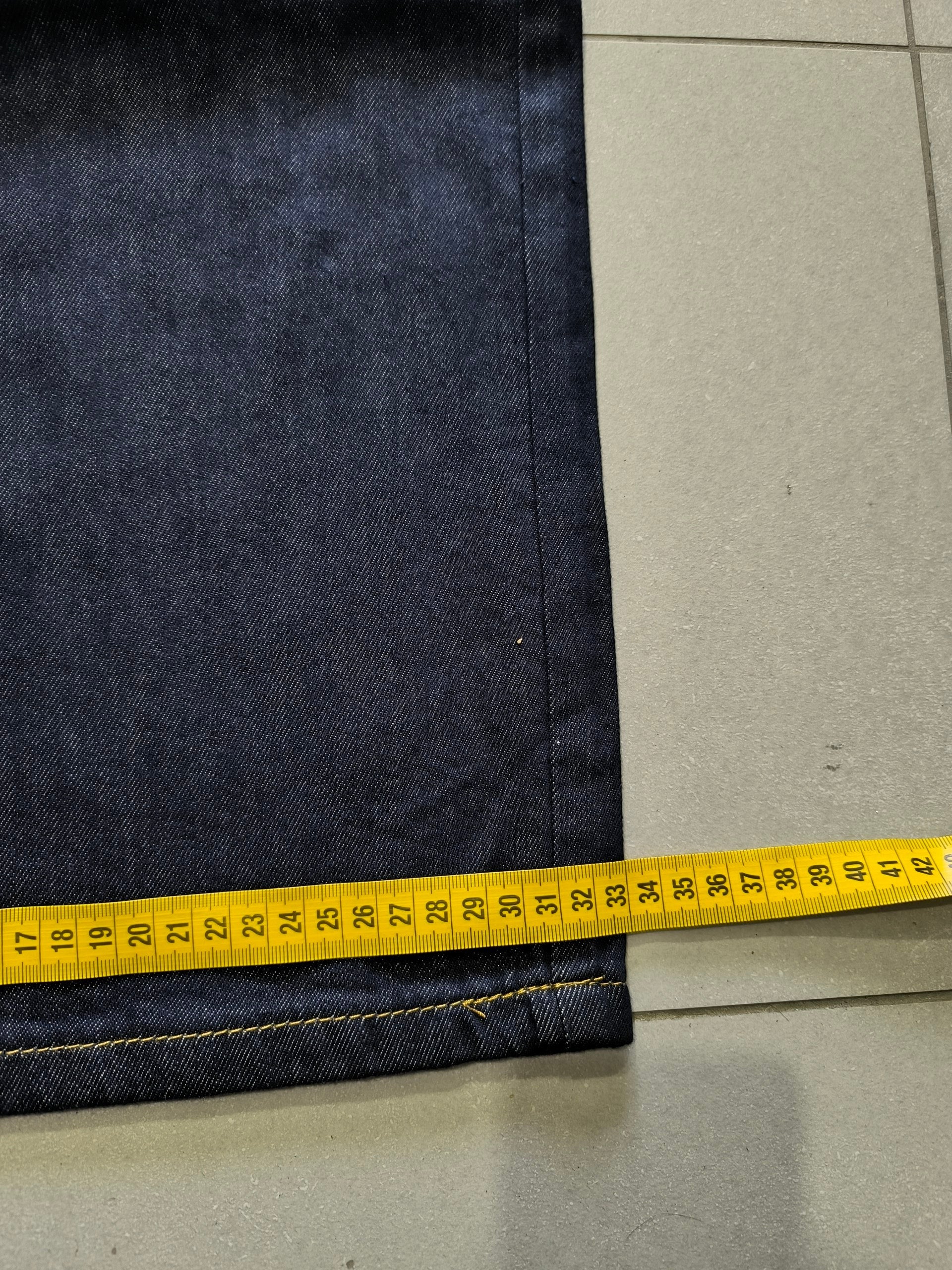 Denim Jeans Baggy Fit Blue Gold Botton Vintage Y2K (L)