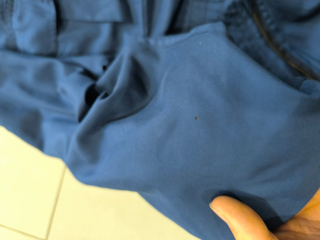 Valentino Vintage Windbreaker Blu Uomo Taglia M – Giacca 90s Tecnica con Cappuccio