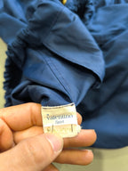 Valentino Vintage Windbreaker Blu Uomo Taglia M – Giacca 90s Tecnica con Cappuccio