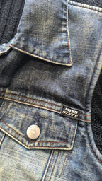 Giubbino Miss Sixty Luxury denim nero Y2K taglia L