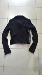 Giubbino Miss Sixty Luxury denim nero Y2K taglia L