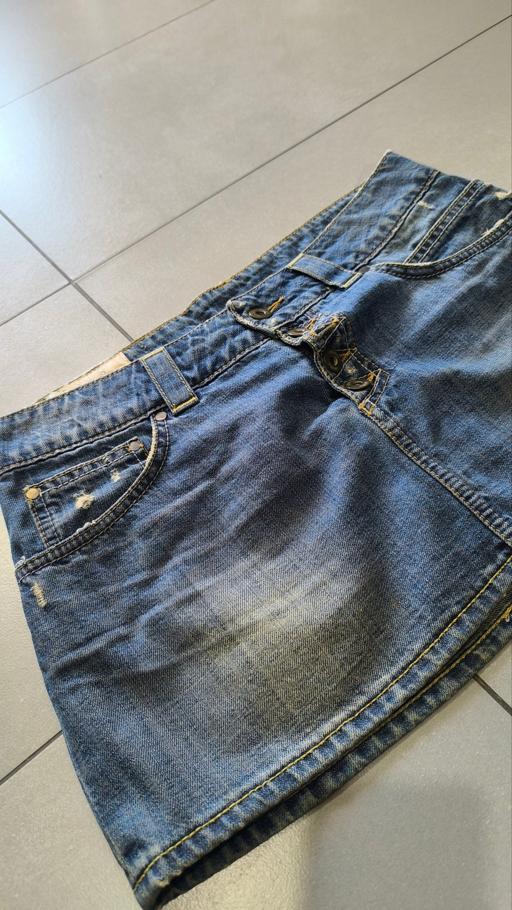 Minigonna Dondup jeans Y2K vita bassa taglia M