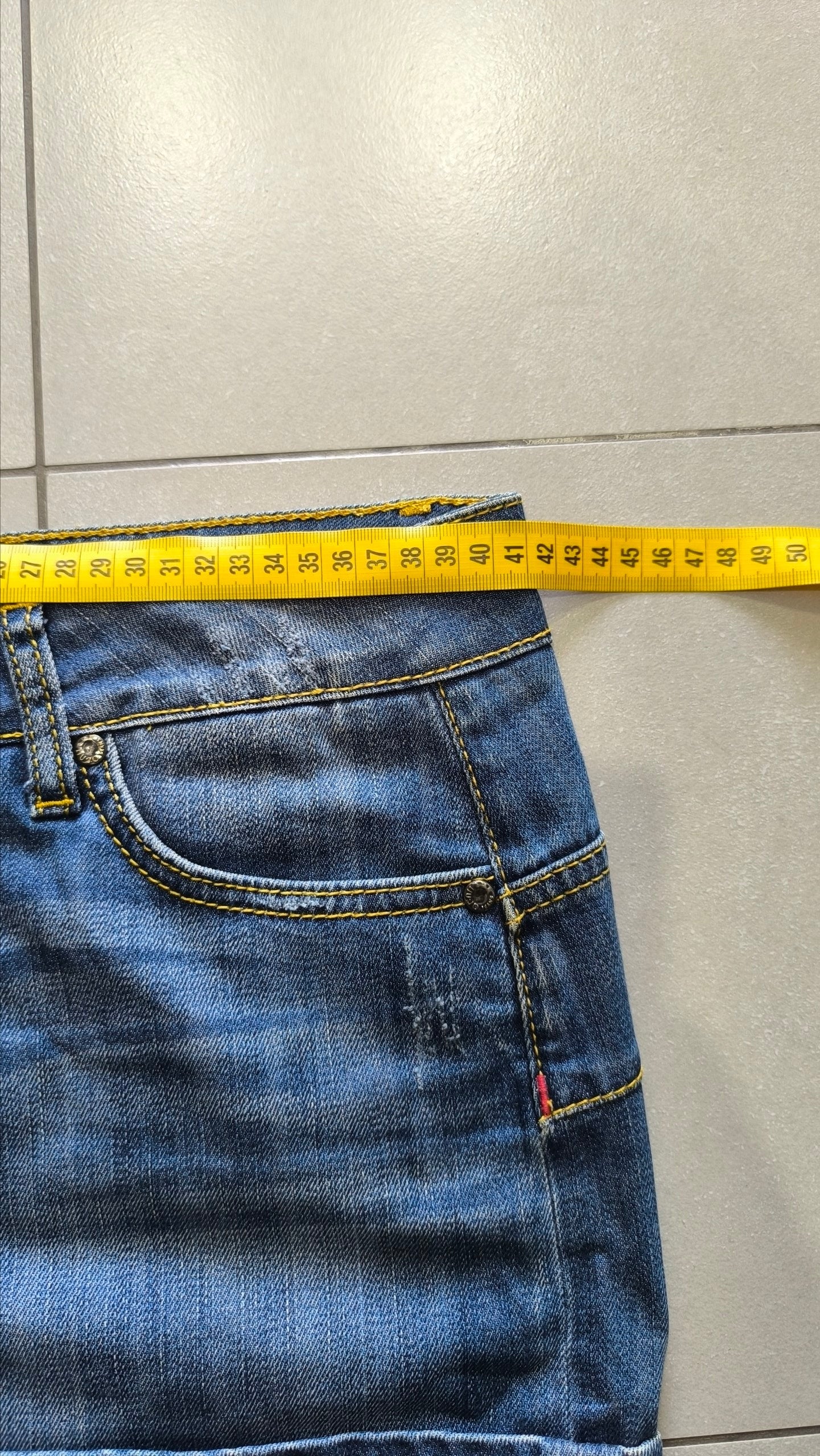 Minigonna Liu Jo Jeans Y2K denim vita bassa (M) Vintage Skirt Embroidered