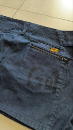 Minigonna G-Star RAW denim blu Y2K vita bassa L