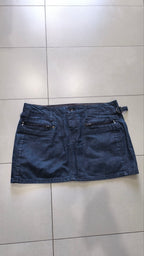 Minigonna G-Star RAW denim blu Y2K vita bassa L