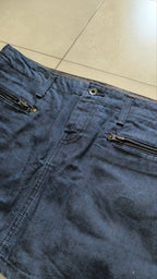Minigonna G-Star RAW denim blu Y2K vita bassa L