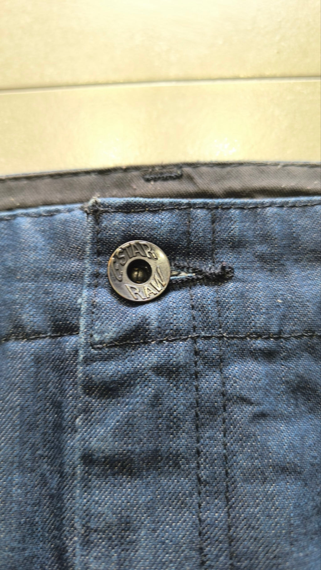 Minigonna G-Star RAW denim blu Y2K vita bassa L