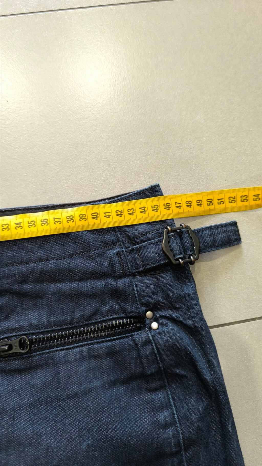 Minigonna G-Star RAW denim blu Y2K vita bassa L