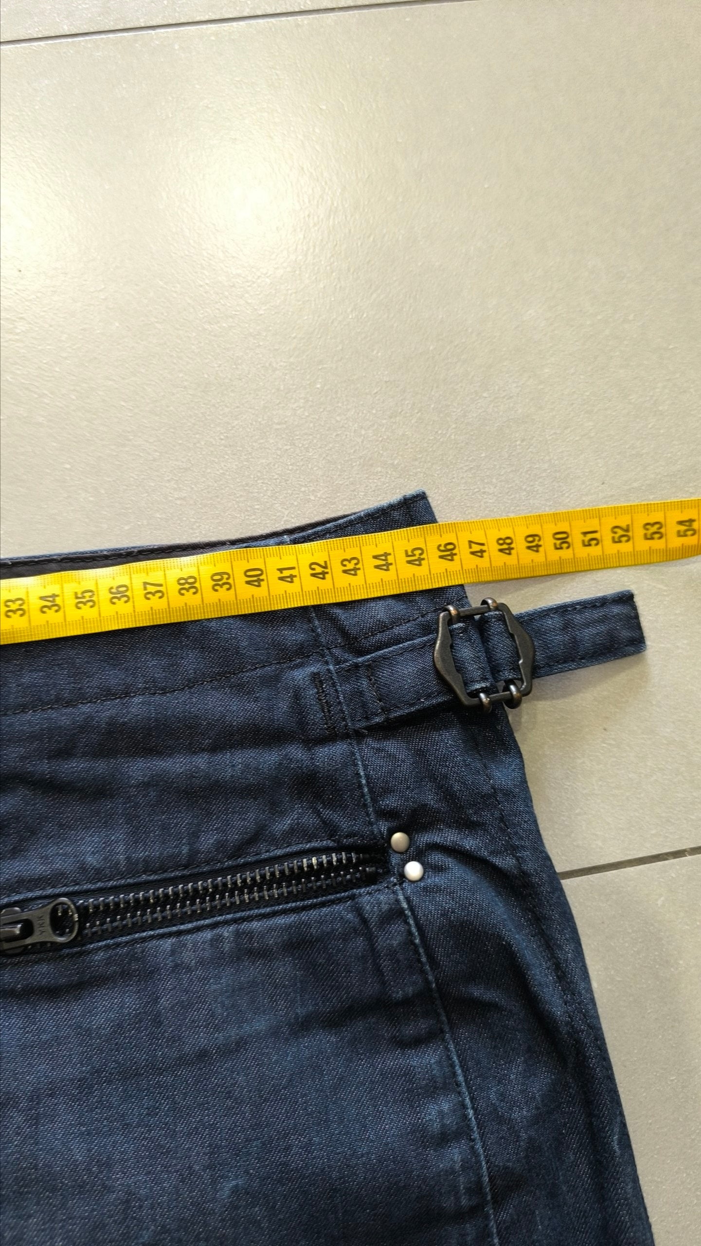 Minigonna G-Star RAW denim blu Y2K vita bassa L