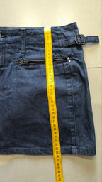 Minigonna G-Star RAW denim blu Y2K vita bassa L