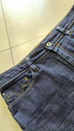 Gonna Levi’s jeans denim scuro vintage vita bassa L Y2K Rare Levis Piece