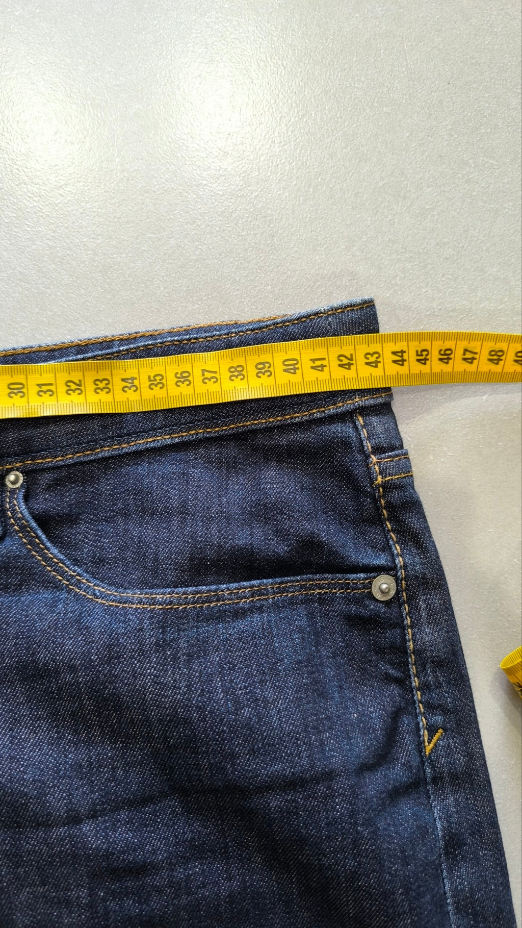 Gonna Levi’s jeans denim scuro vintage vita bassa L Y2K Rare Levis Piece