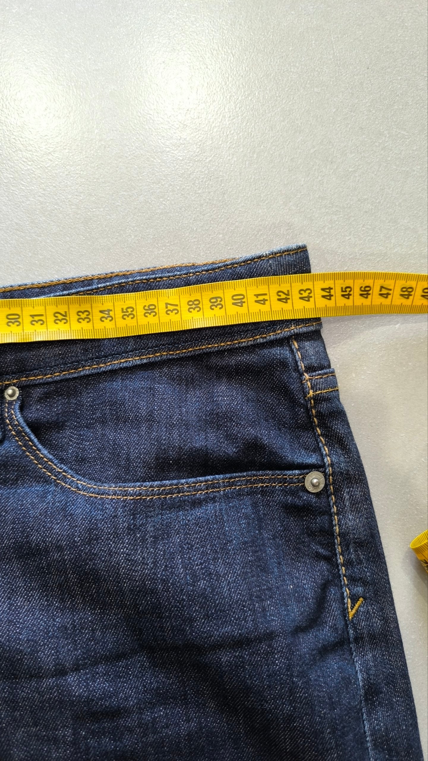 Gonna Levi’s jeans denim scuro vintage vita bassa L Y2K Rare Levis Piece