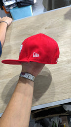 Cappello New Era 59FIFTY Supra Footwear rosso taglia 7