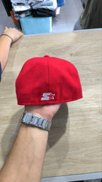Cappello New Era 59FIFTY Supra Footwear rosso taglia 7