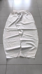 Pantalone uomo balloon bianco misto lino wide leg Baggy Fit - Linen Pants Vintage Y2K