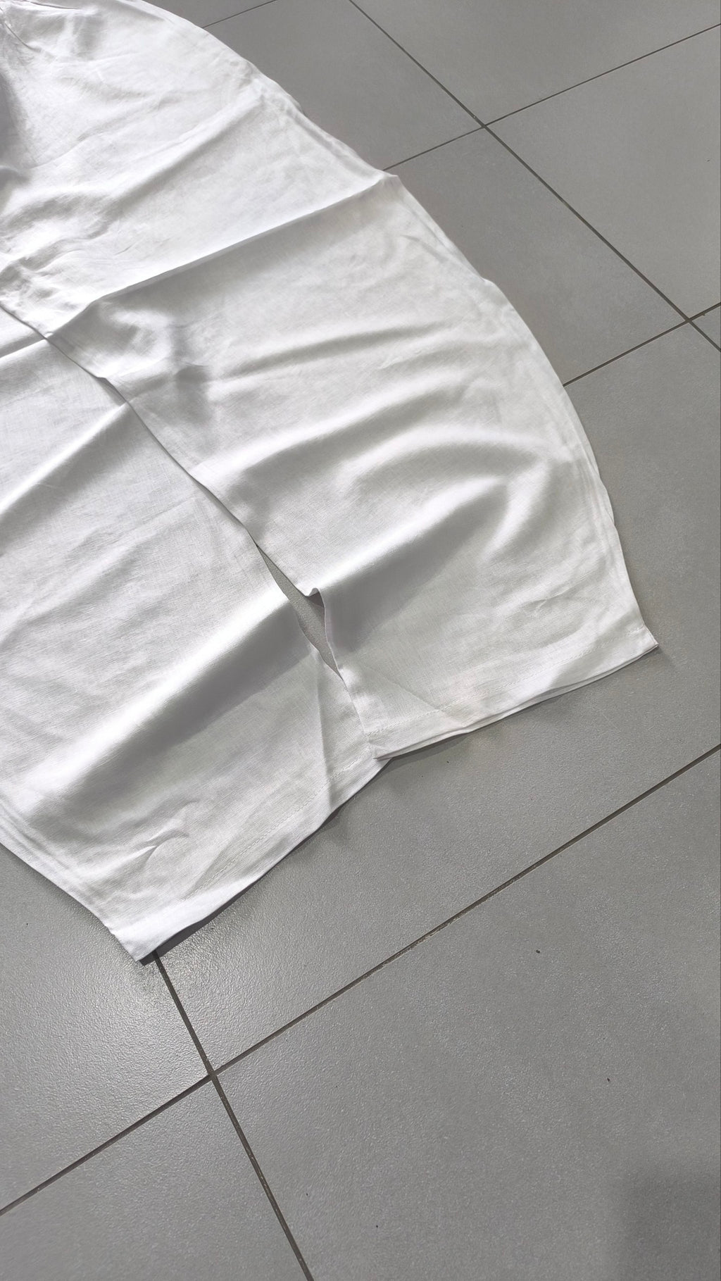 Pantalone uomo balloon bianco misto lino wide leg Baggy Fit - Linen Pants Vintage Y2K