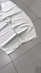 Pantalone uomo balloon bianco misto lino wide leg Baggy Fit - Linen Pants Vintage Y2K