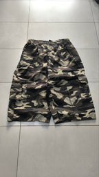 Bermuda cargo camouflage baggy vintage Y2K Jorts "Dark"