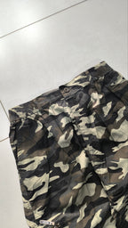 Bermuda cargo camouflage baggy vintage Y2K Jorts "Dark"