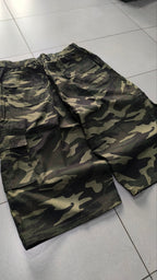 Bermuda cargo camouflage baggy vintage Y2K Jorts "Green"