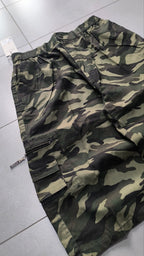 Bermuda cargo camouflage baggy vintage Y2K Jorts "Green"