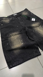 Denim Jeans Jorts Black Vintage Y2K Washed Sand